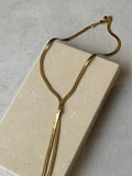 Collier cravate Coeur Pastel