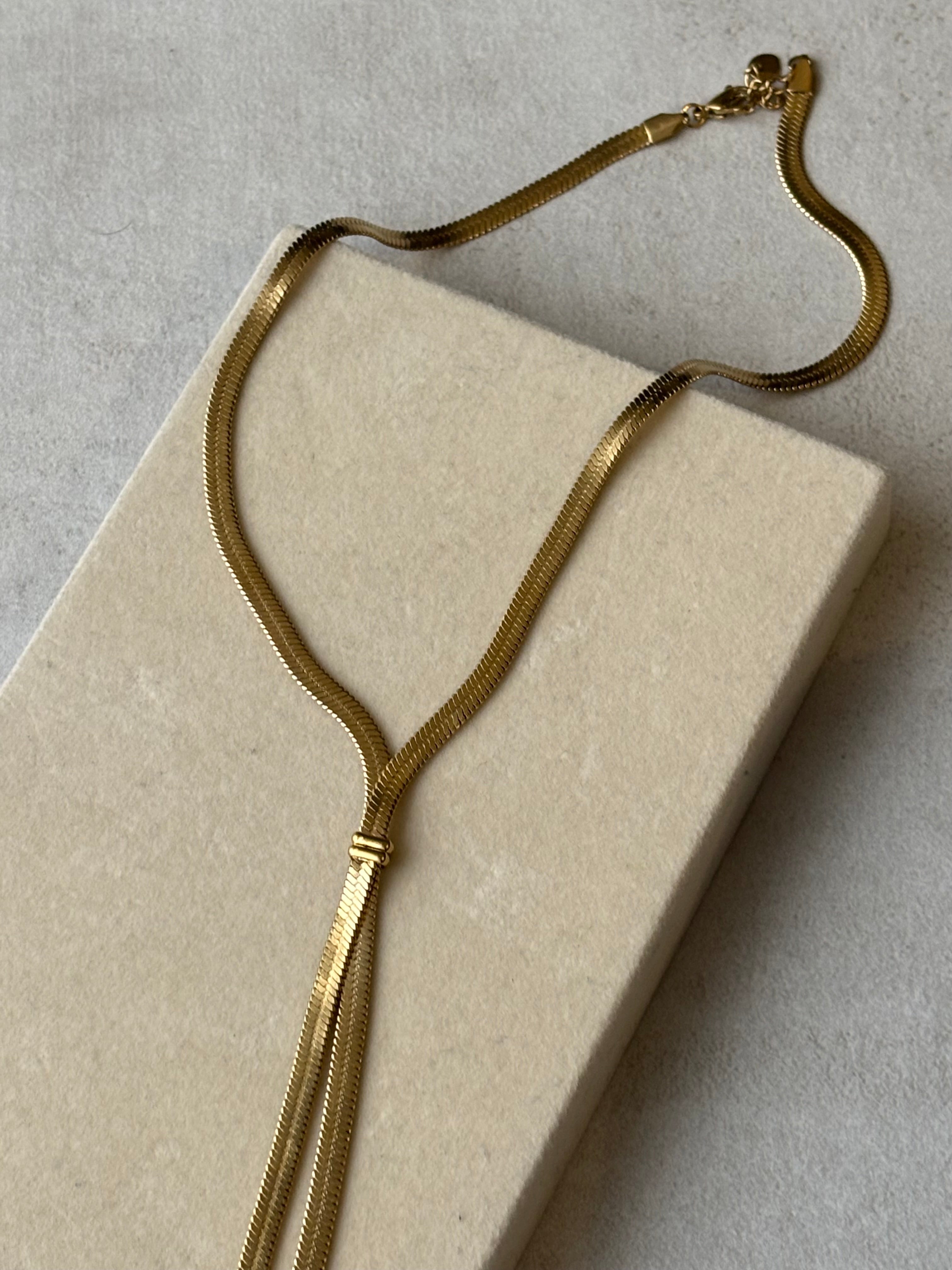Collier cravate Coeur Pastel