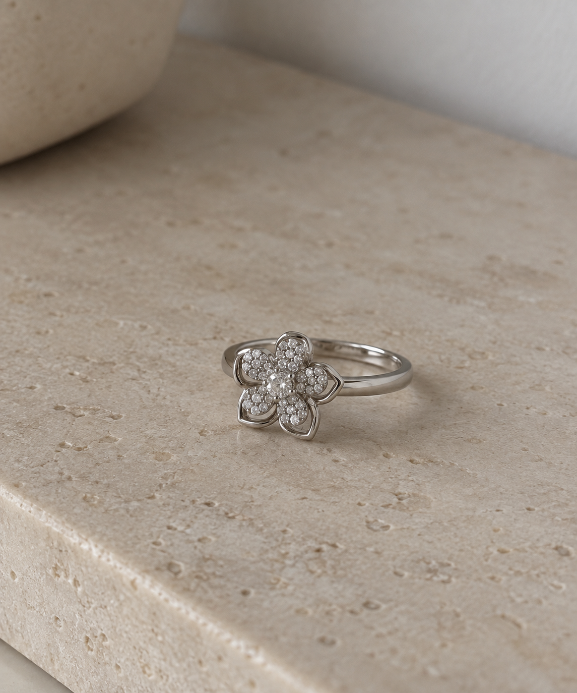 Bague Amé Coeur Pastel