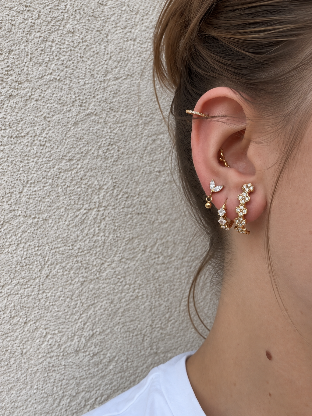 Mono boucle Lizie Coeur Pastel