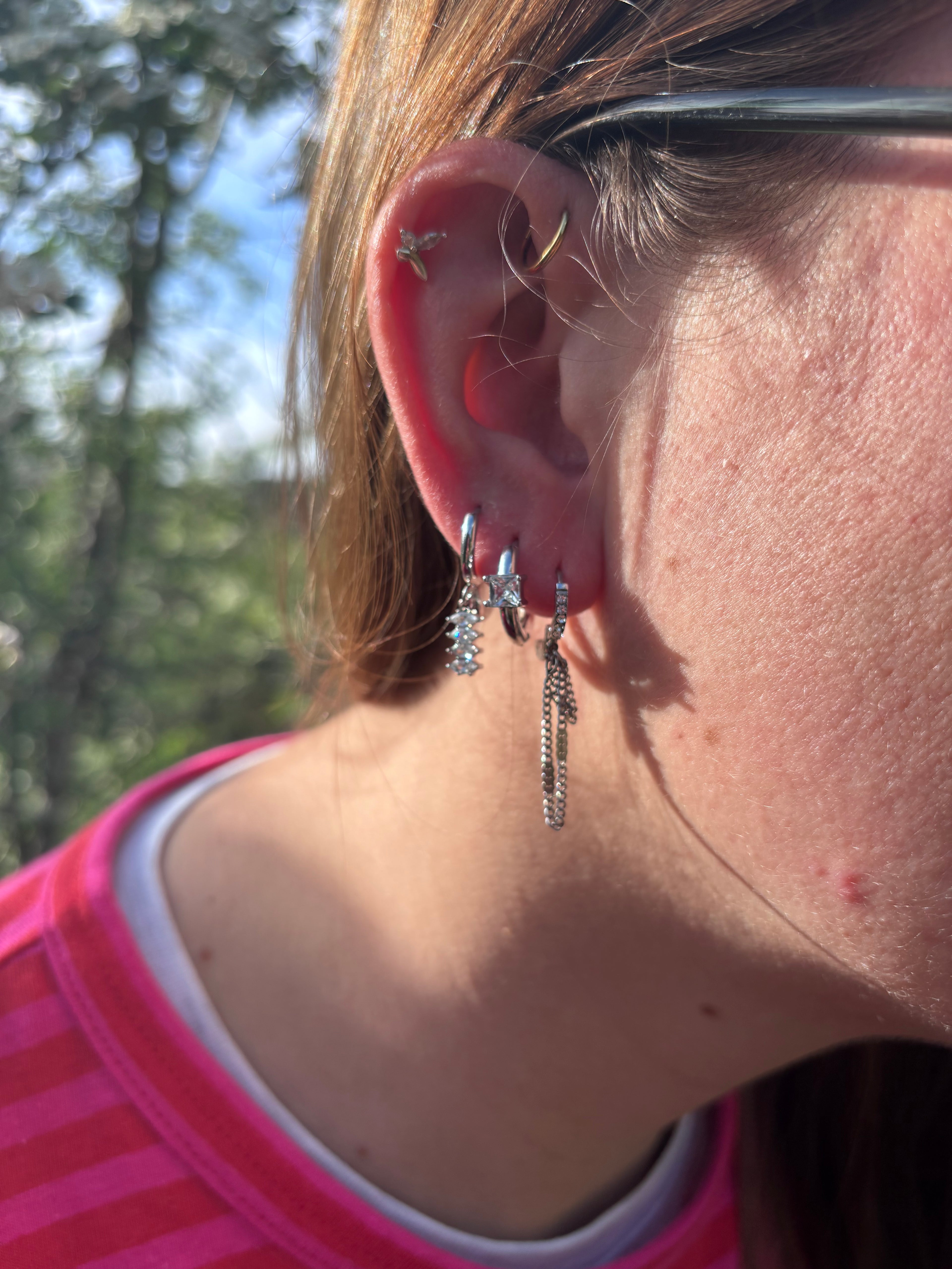 Boucles argentées