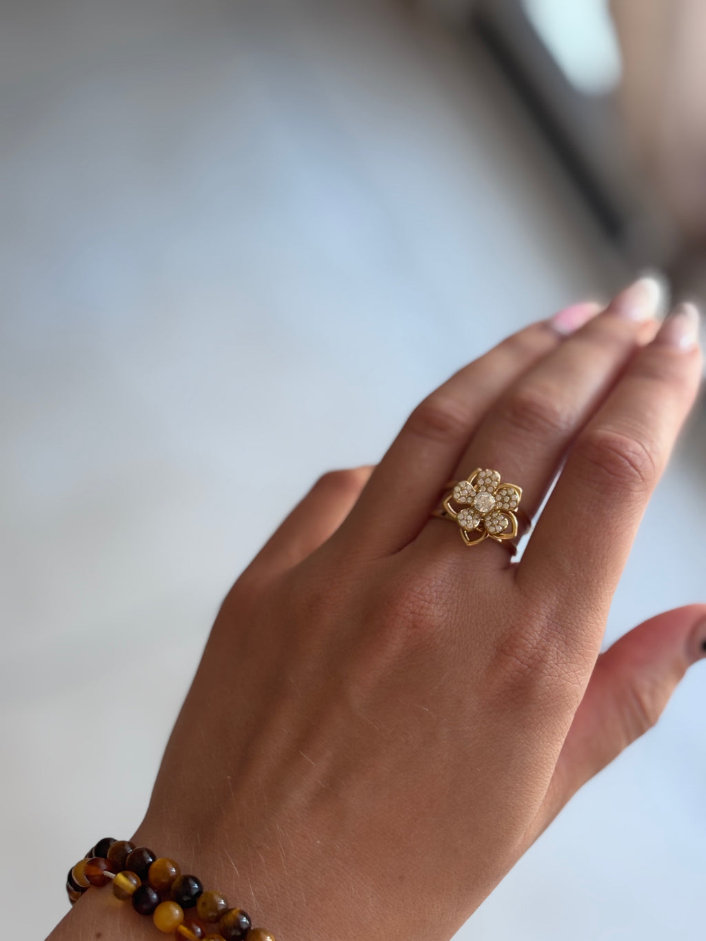 Bague Amé Coeur Pastel