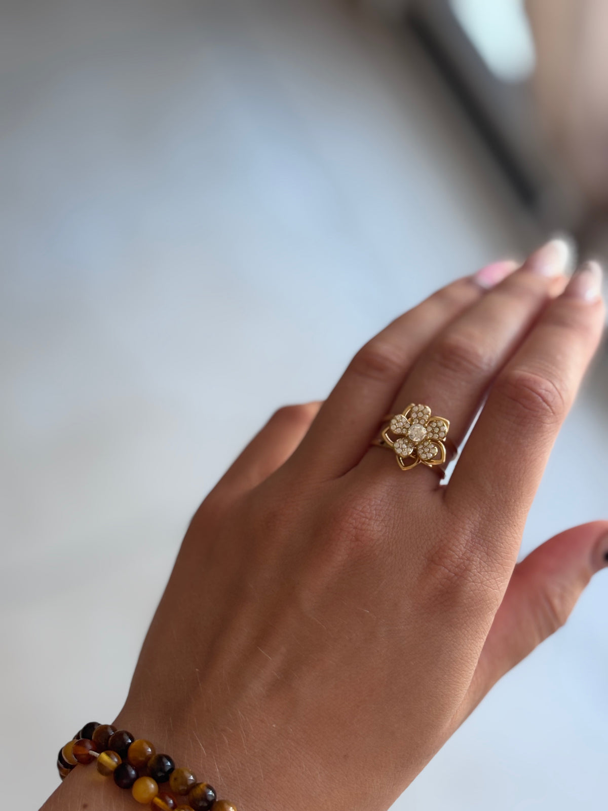 Bague Amé Coeur Pastel