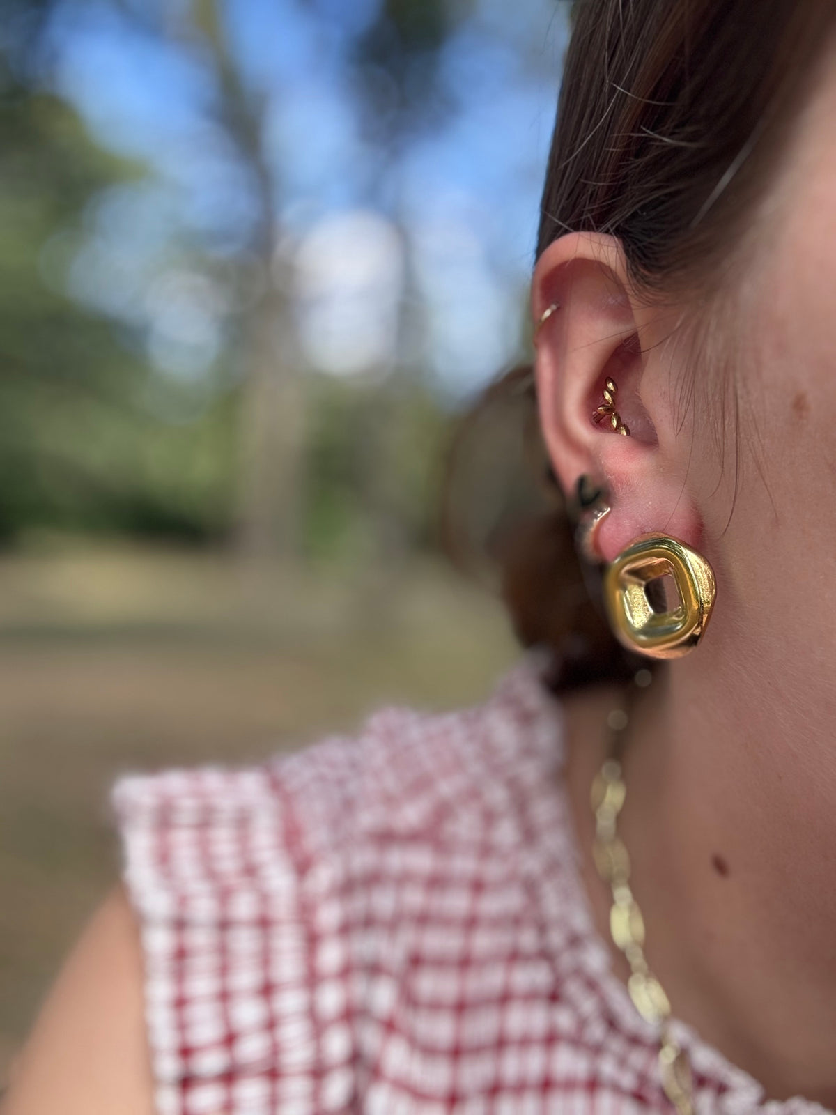 Boucles d'oreilles Gaelle Coeur Pastel