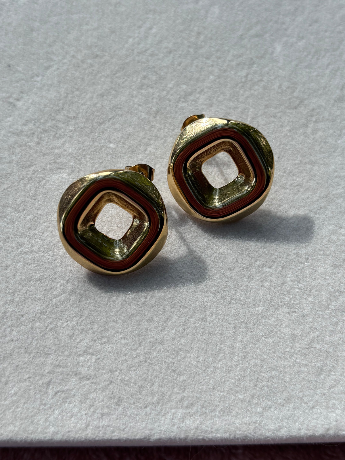 Boucles d'oreilles Gaelle Coeur Pastel