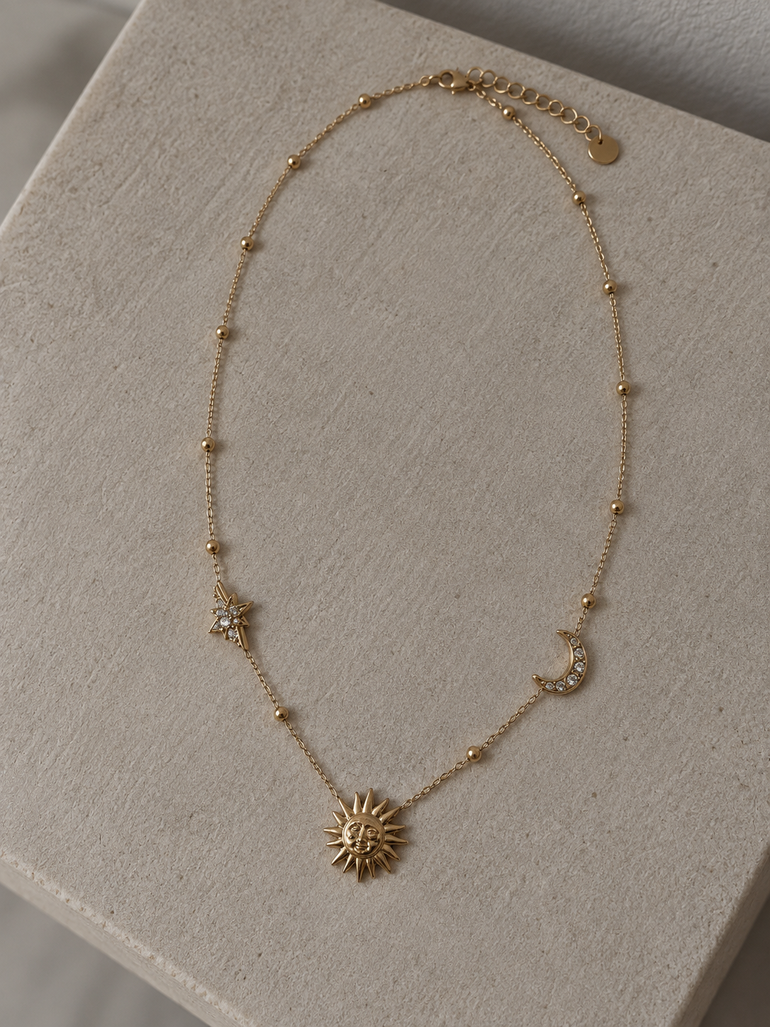 Collier Lily Coeur Pastel