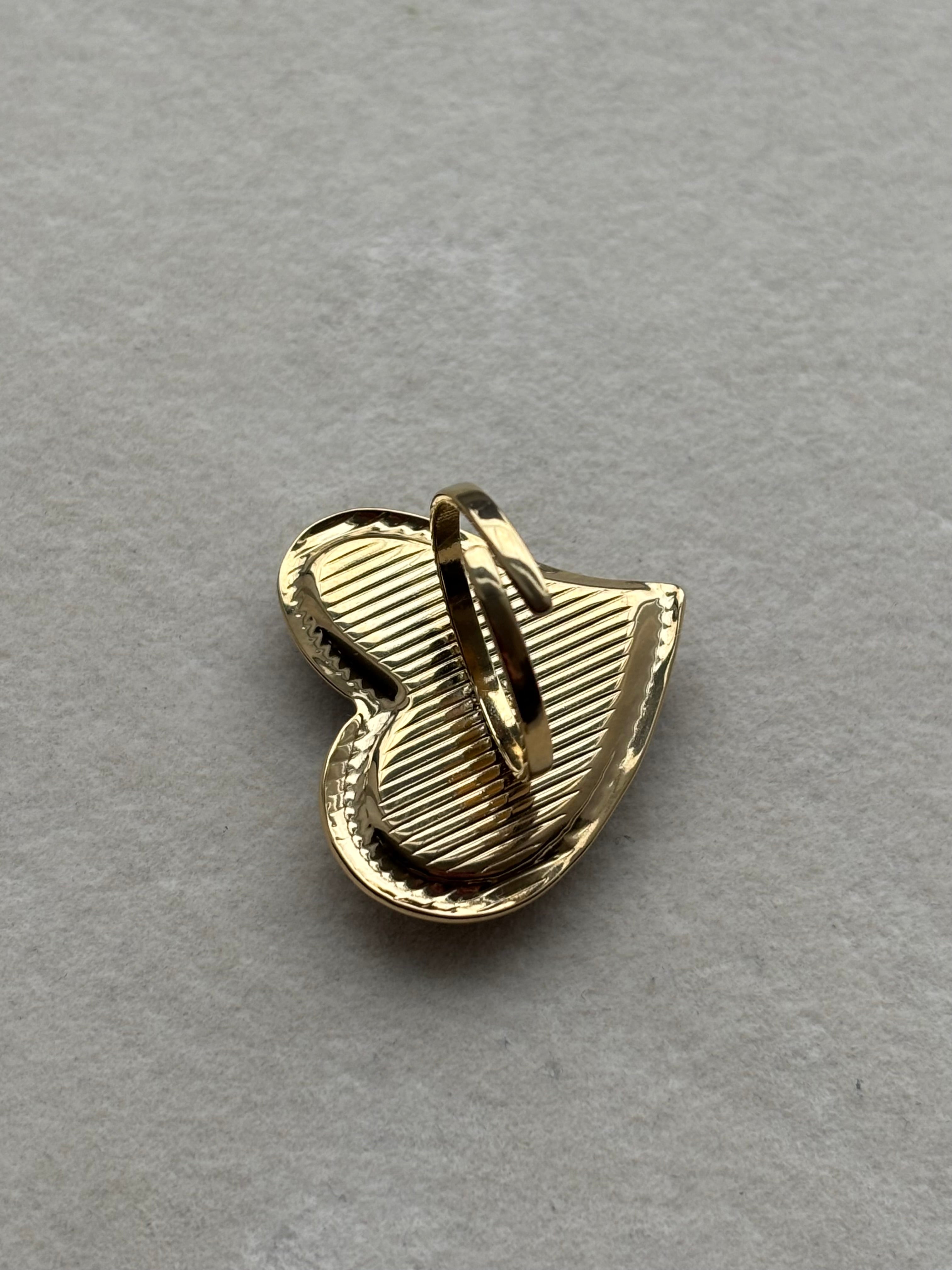 Grosse bague léopard Coeur Pastel