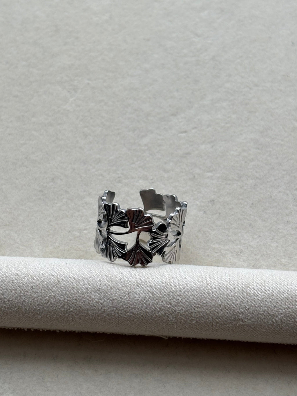 Bague argentée Coeur Pastel