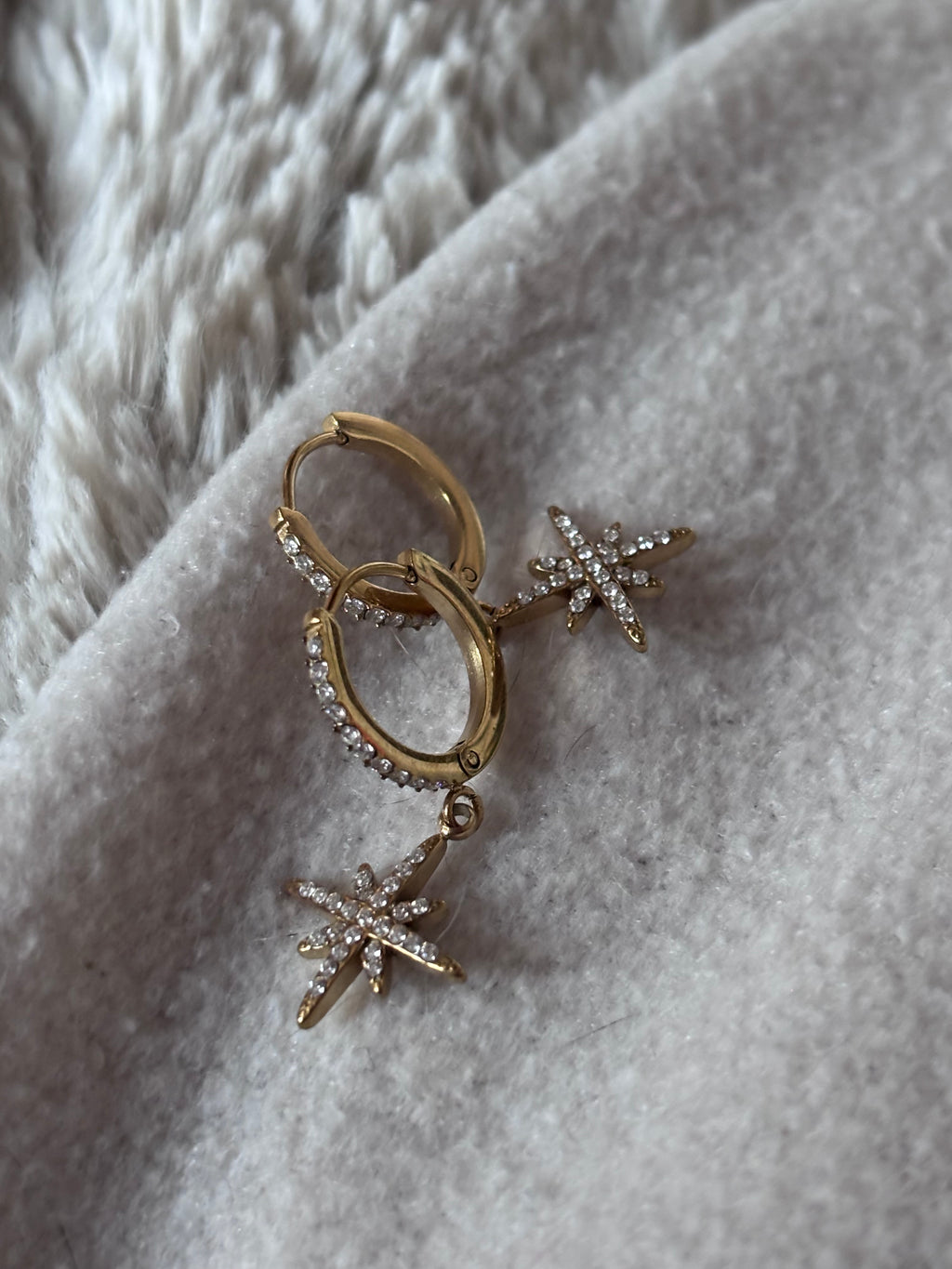 Boucles Dina Coeur Pastel