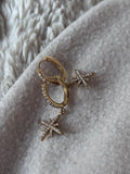 Boucles Dina Coeur Pastel