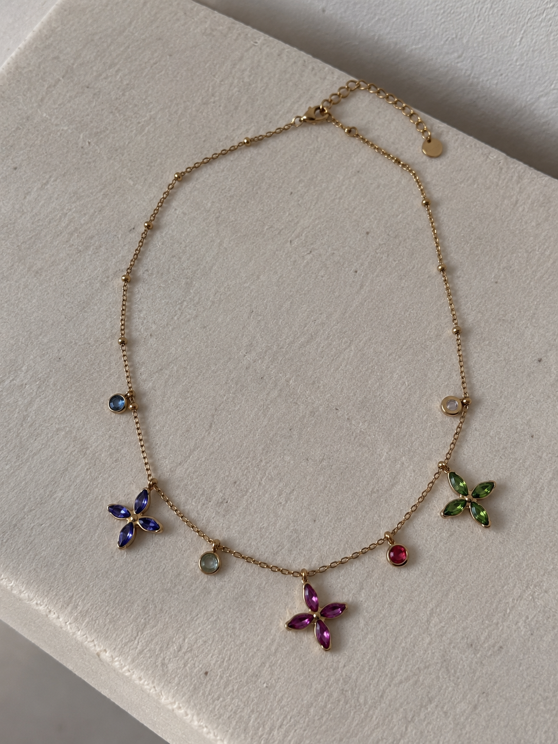 Collier Malya Coeur Pastel