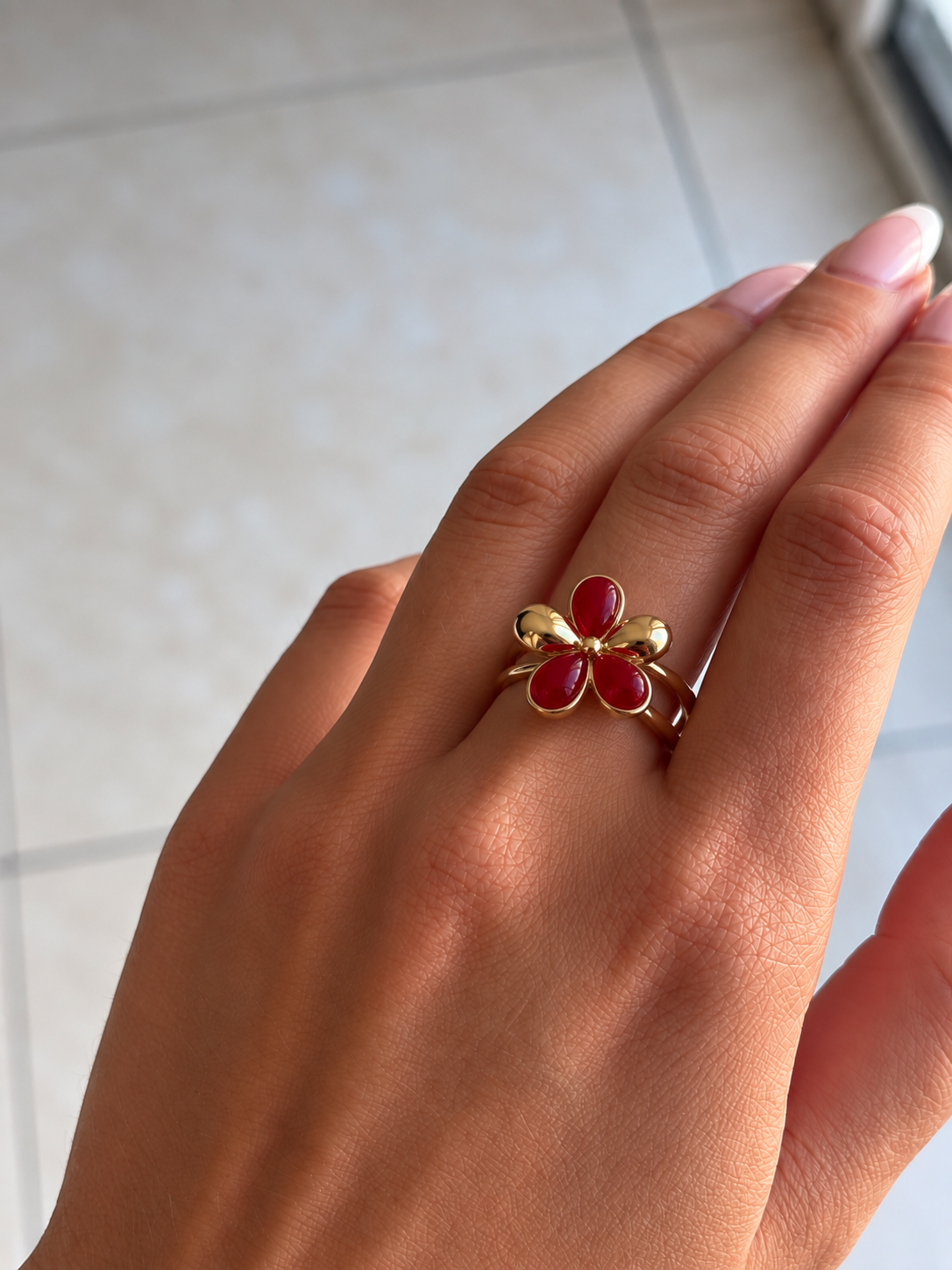 Bague Julia Coeur Pastel