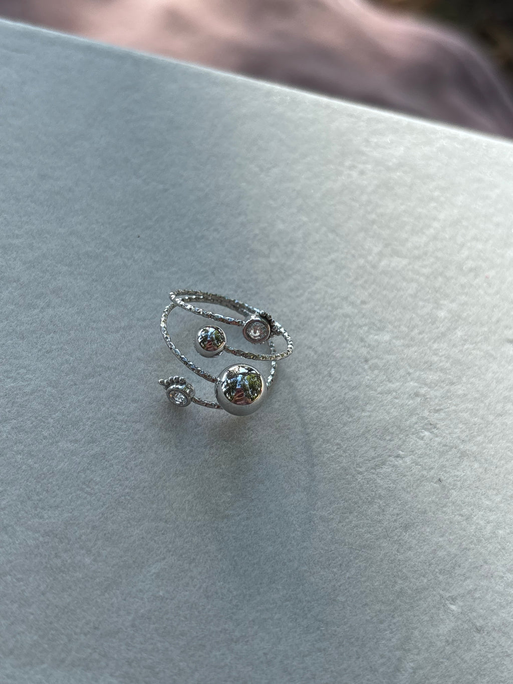 Bague Nour Coeur Pastel