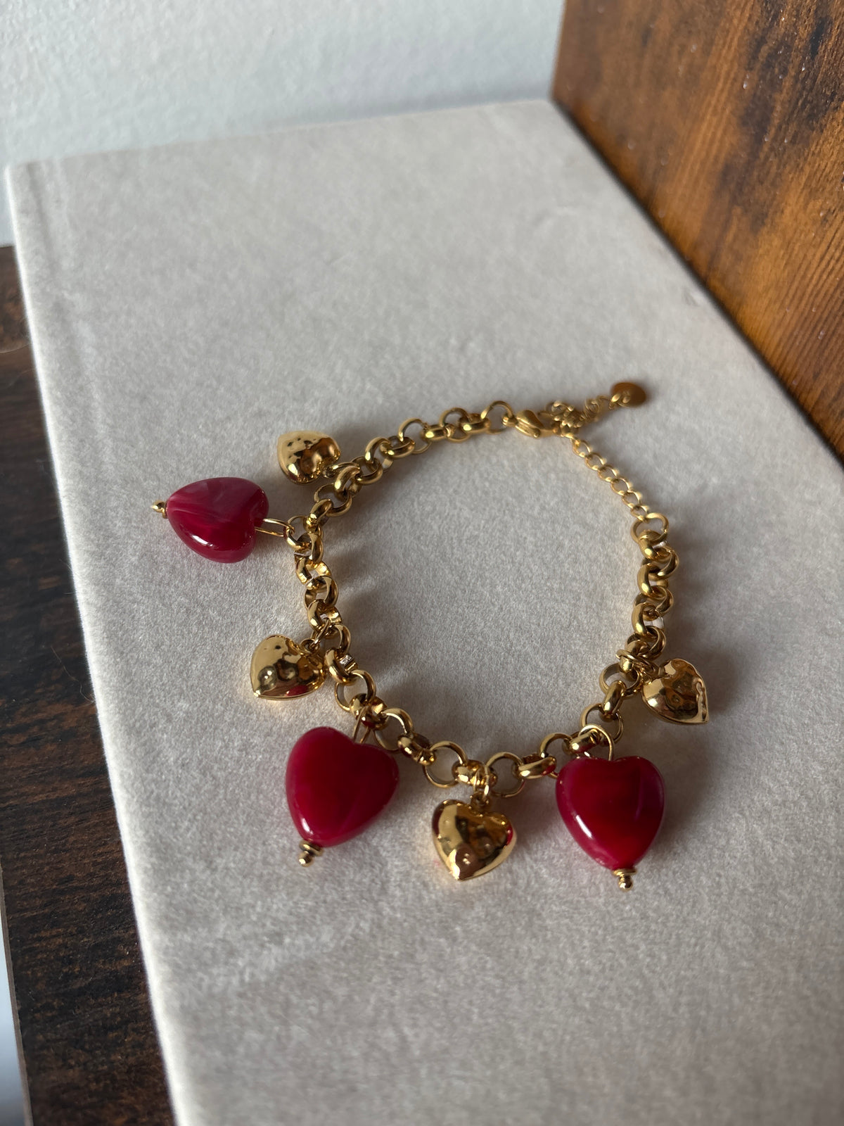 Bracelet Éclat Coeur Pastel