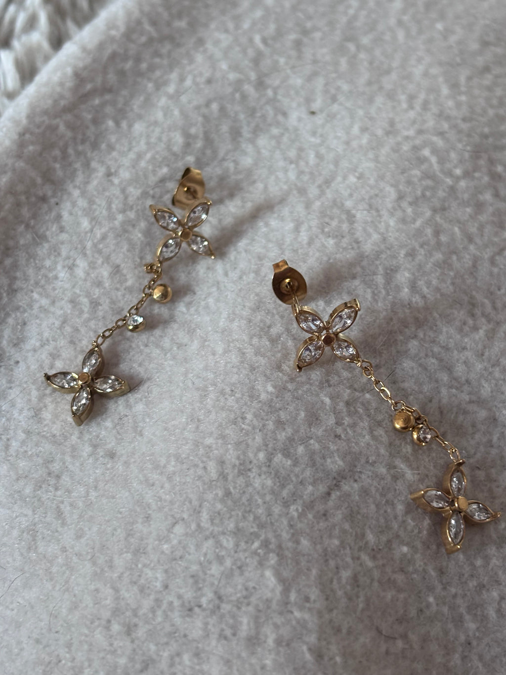Boucles Amanda Coeur Pastel