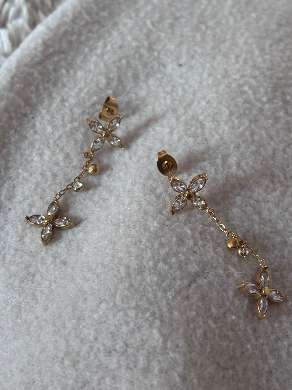 Boucles Amanda Coeur Pastel
