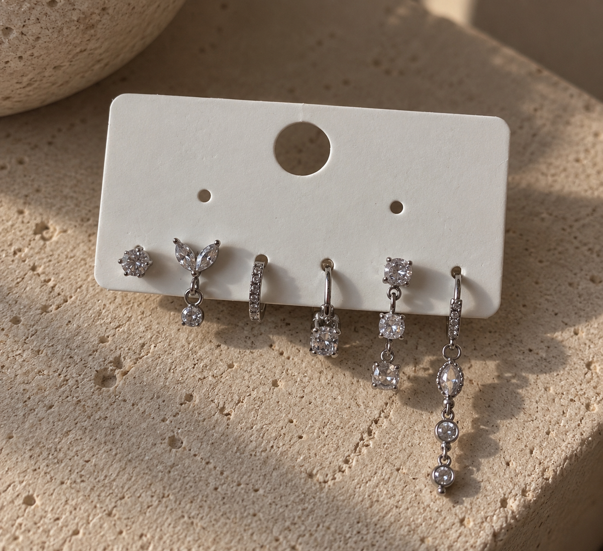 Mono boucle Line Coeur Pastel