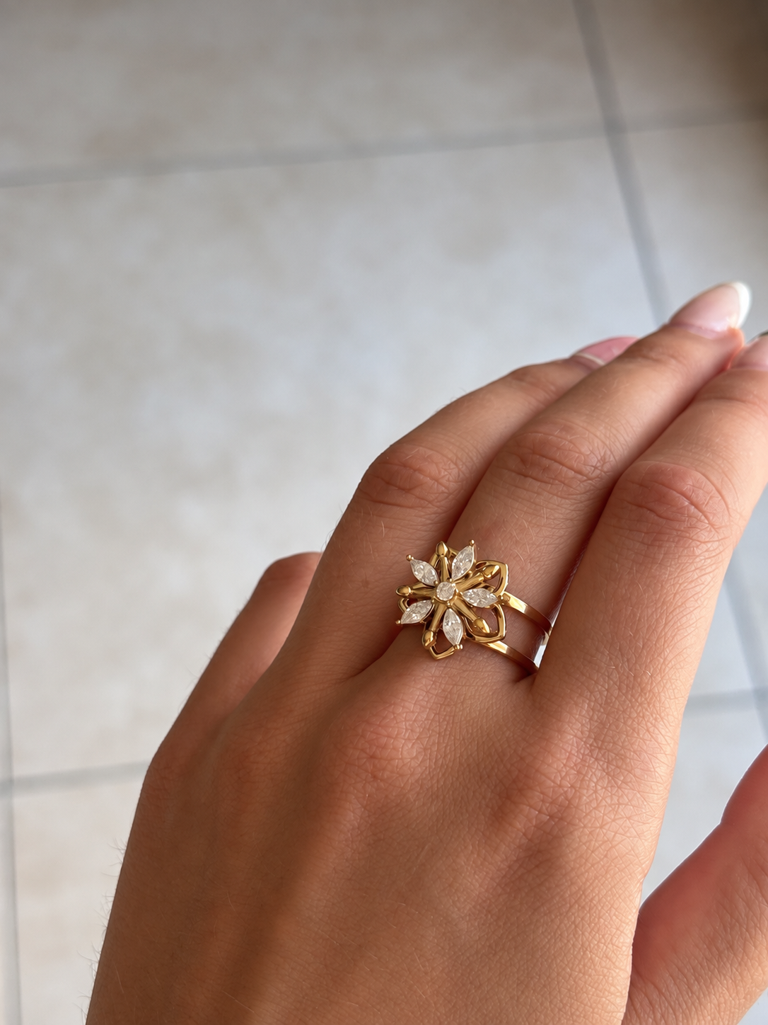 Bague Emie Coeur Pastel