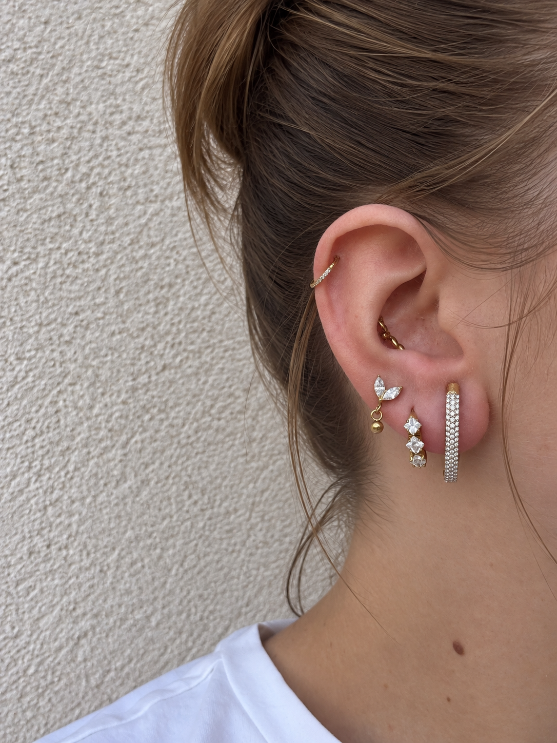 Mono boucle Lizia Coeur Pastel