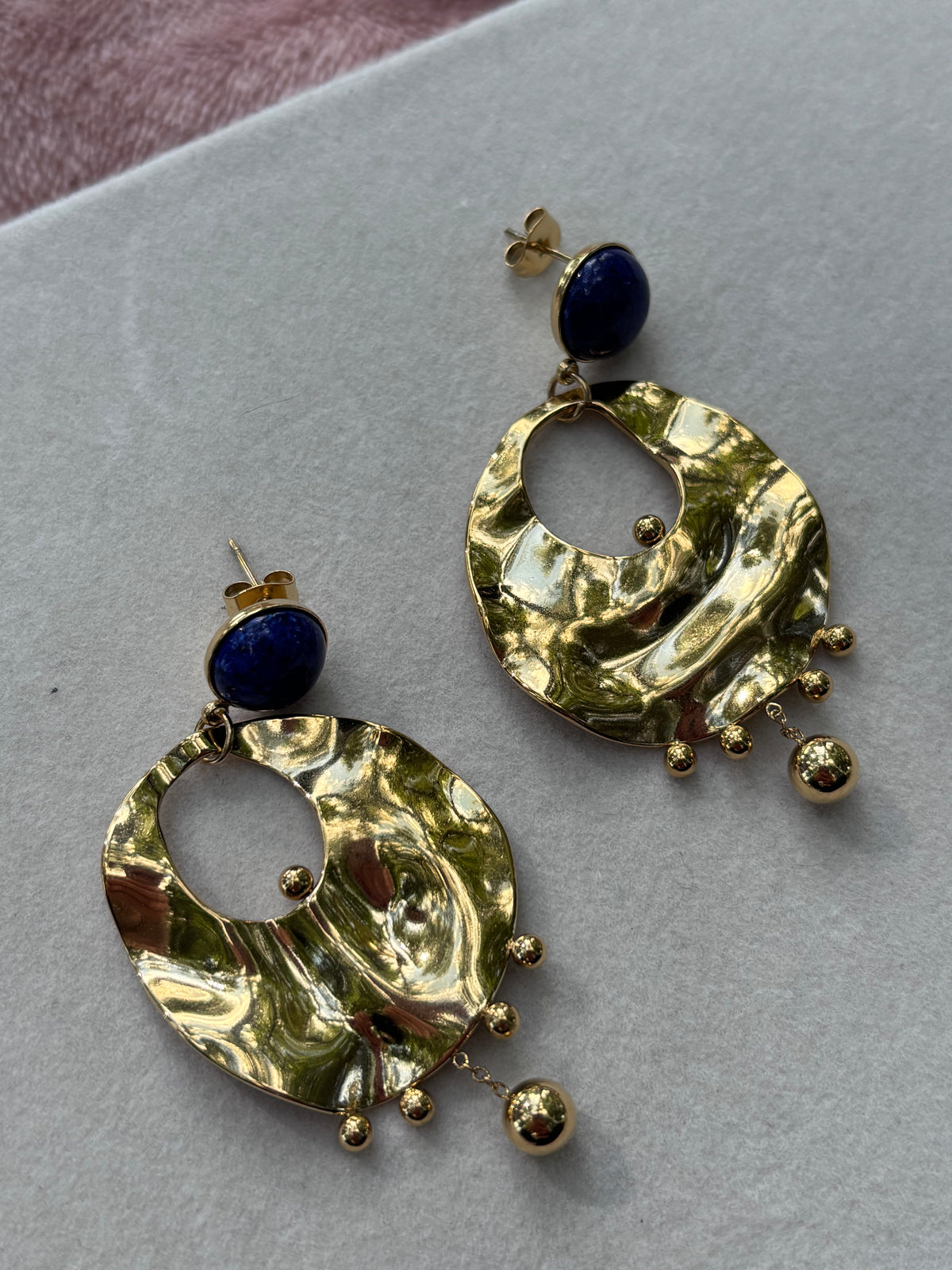 Boucles Mila Coeur Pastel