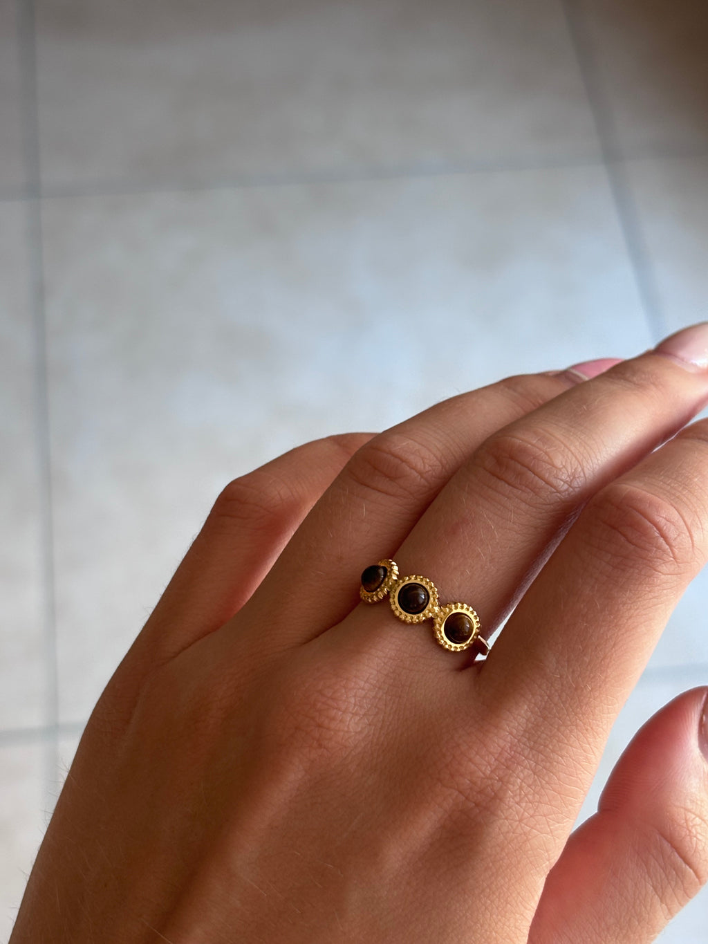 Bague Maé Coeur Pastel