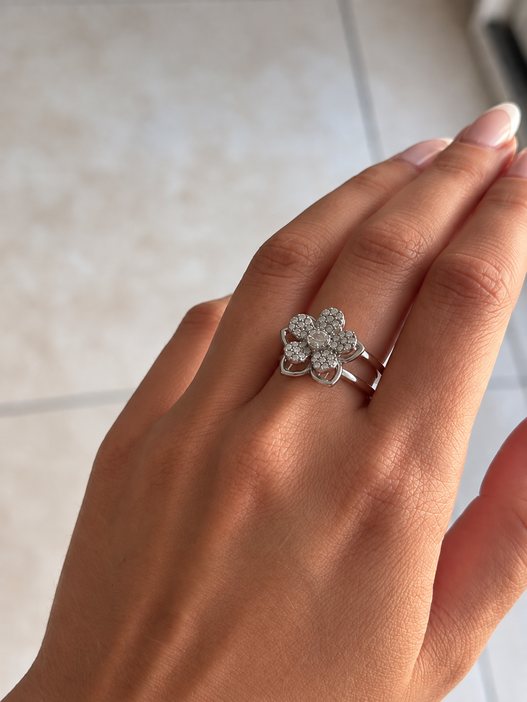 Bague Amé Coeur Pastel