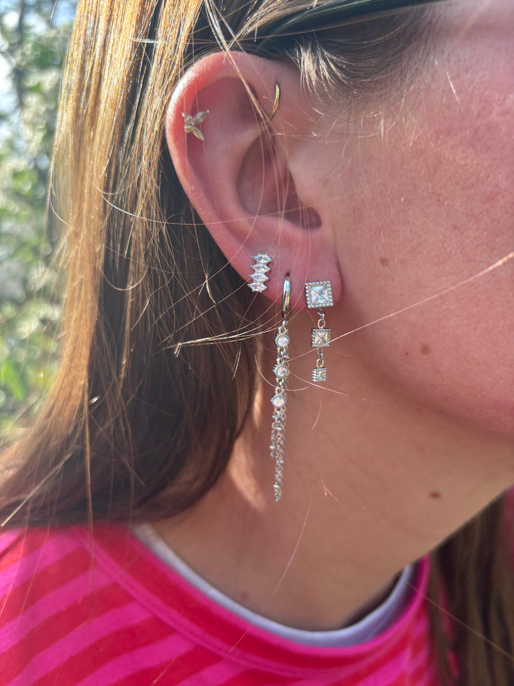 Boucles argentées