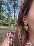 Boucles Agathe Coeur Pastel