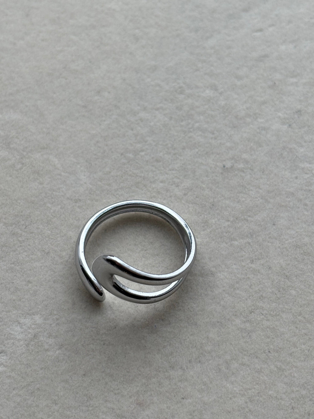 Bague argentée Coeur Pastel