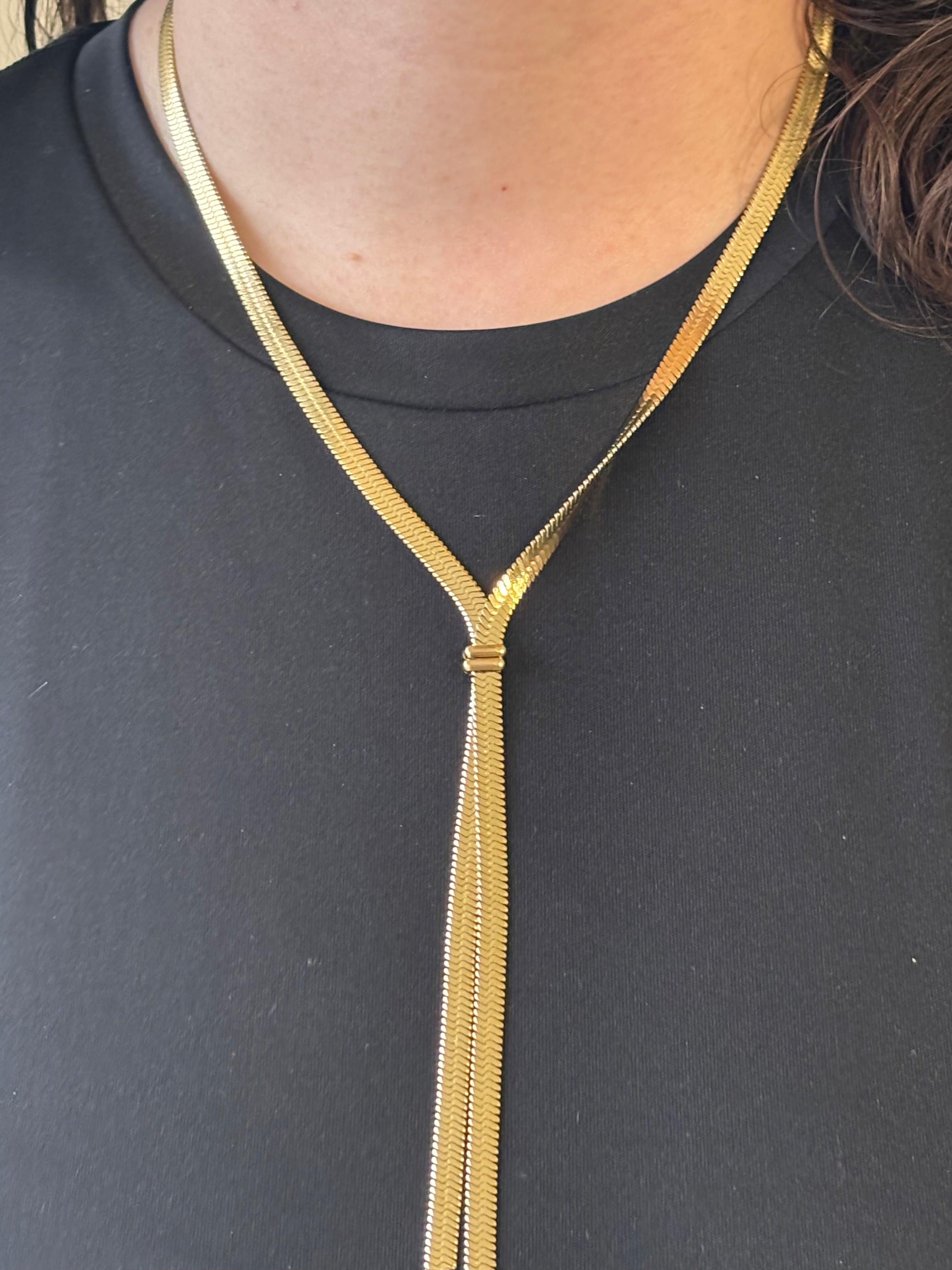 Collier cravate Coeur Pastel
