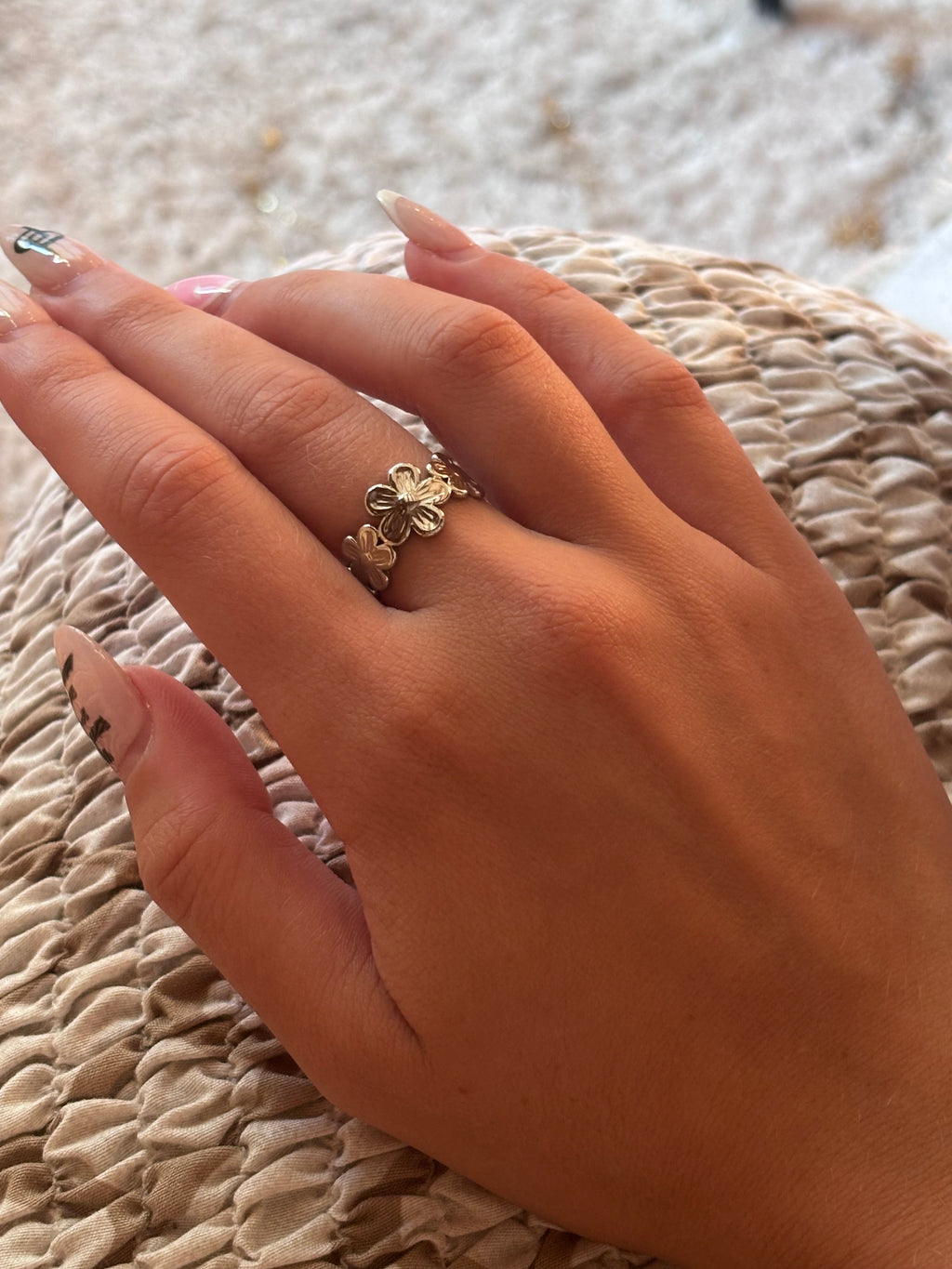 Bague Océane Coeur Pastel
