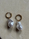Paire de boucles d'oreilles pierre Coeur Pastel